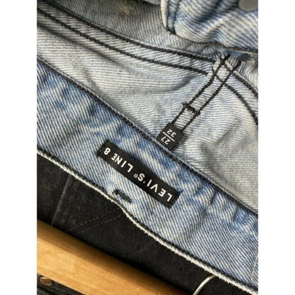 LEVI'S JEANS LINE 8 SKINNY STRETCH BLUE DENIM MEN' - Picture 5 of 8